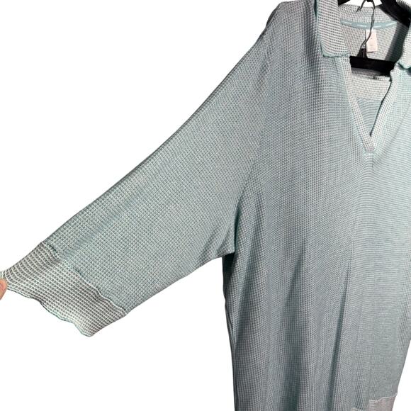 Liz Claiborne Light Blue Waffle Knit Lounge Set Women’s Plus Size 3X Sleepwear - Picture 6 of 11